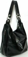 фото Оригинальная и привлекательная черная женская сумка из натуральной кожи флотар магазин Толстосум